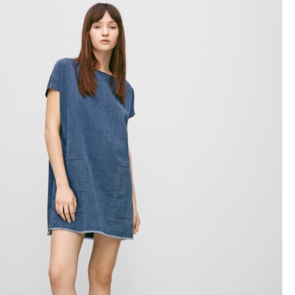 Aritzia Wilfred Free Nori Denim Dress